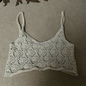 Crochet Crop Tank Top